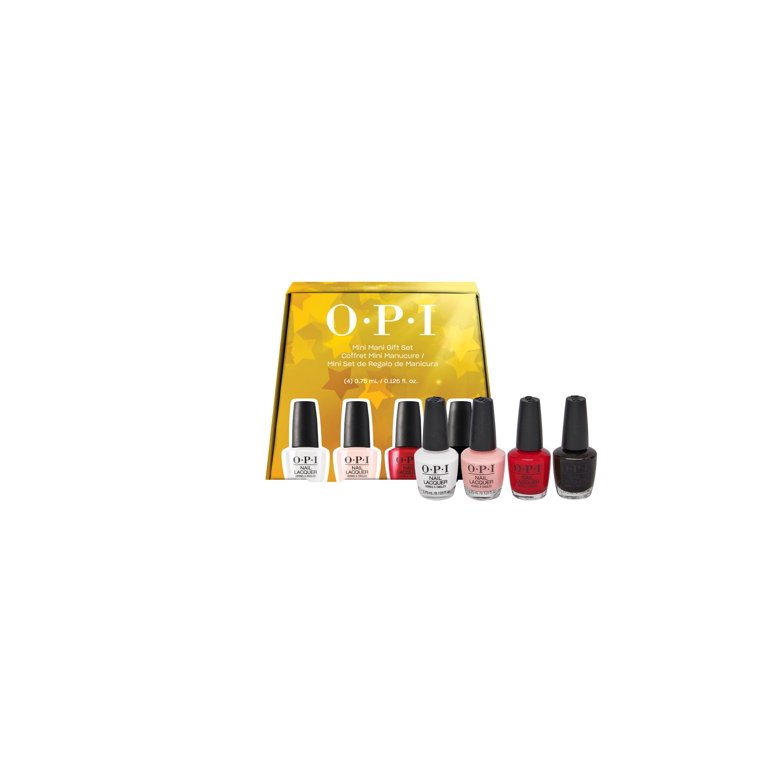 O.P.I ミニマニギフトセット 4本入り OPI Nail Lacquer, Wicked Nail Polish Mini Mani Gift Set
