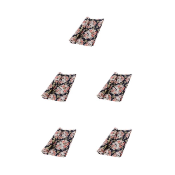 Wosthever 1 metro de tela de grulla bronceadora y para coser 59'' Peach Blossom Black Type2