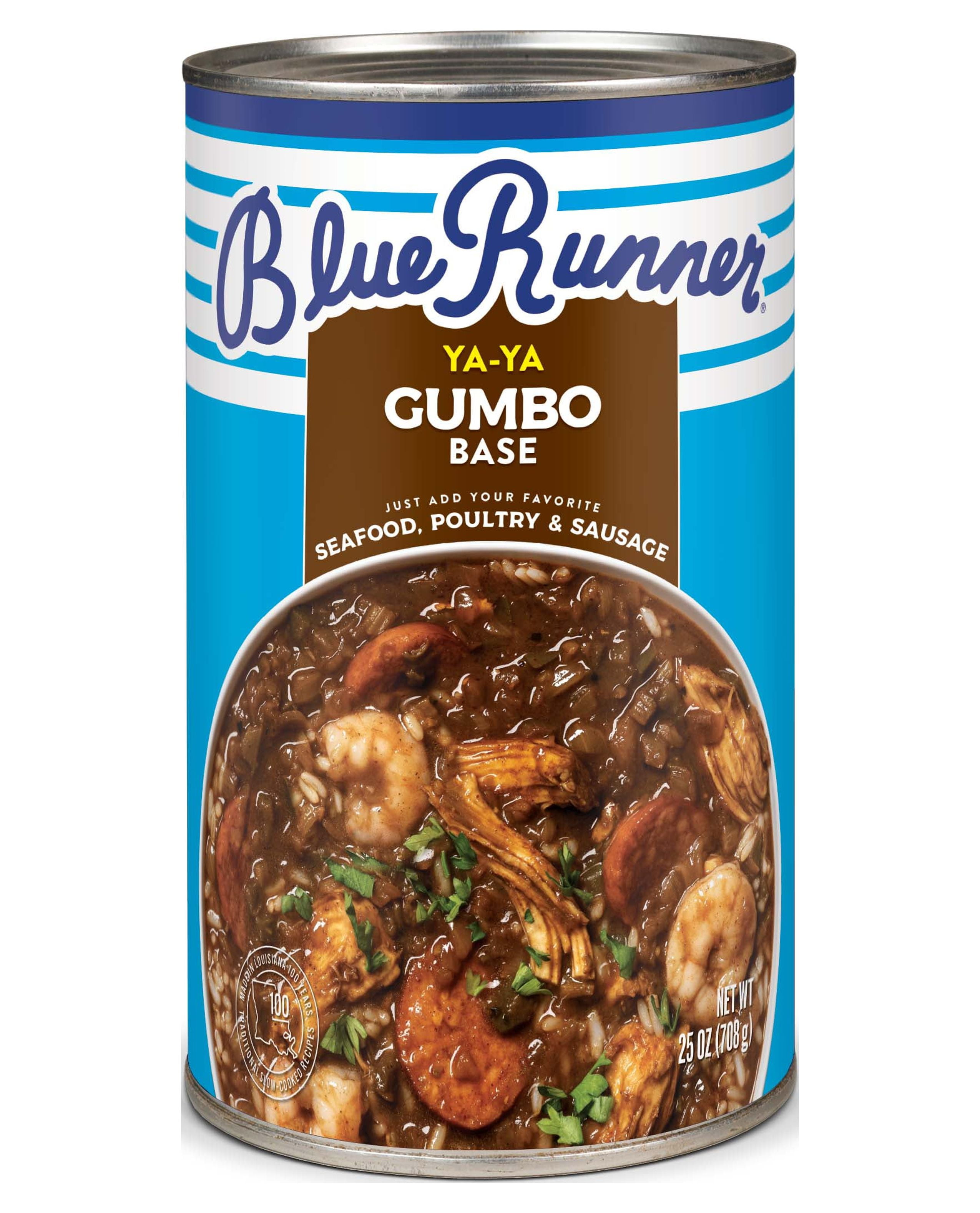 (3 pack) Blue Runner Foods Ya-Ya Gumbo Base, 25 oz Can