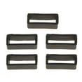 thumbnail image 1 of 5pcs Silicone Rubber Band Keeper Holder Hoop Loop Anti- - Multicolor, 20mm Black, 1 of 8