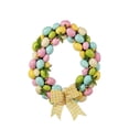 thumbnail image 6 of FAMTKT Easter Wreath, Easter Egg Wreath, Spring Wreath with Eggs Berries Leaves for Front Door Porch Home Outdoor Easter Decorations, 6 of 6