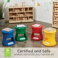 thumbnail image 5 of ECR4Kids Lil' Sprout Stool for Kids and Adults - Flexible Indoor/Outdoor Plastic Stool or Side Table with Storage - 15", Blue, 5 of 8