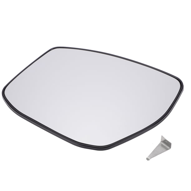 Reemplazo de vidrio de espejo retrovisor convexo calefaccionado del lado del conductor izquierdo de Unique Bargains con respaldo para NISSAN Pulsar 14-20