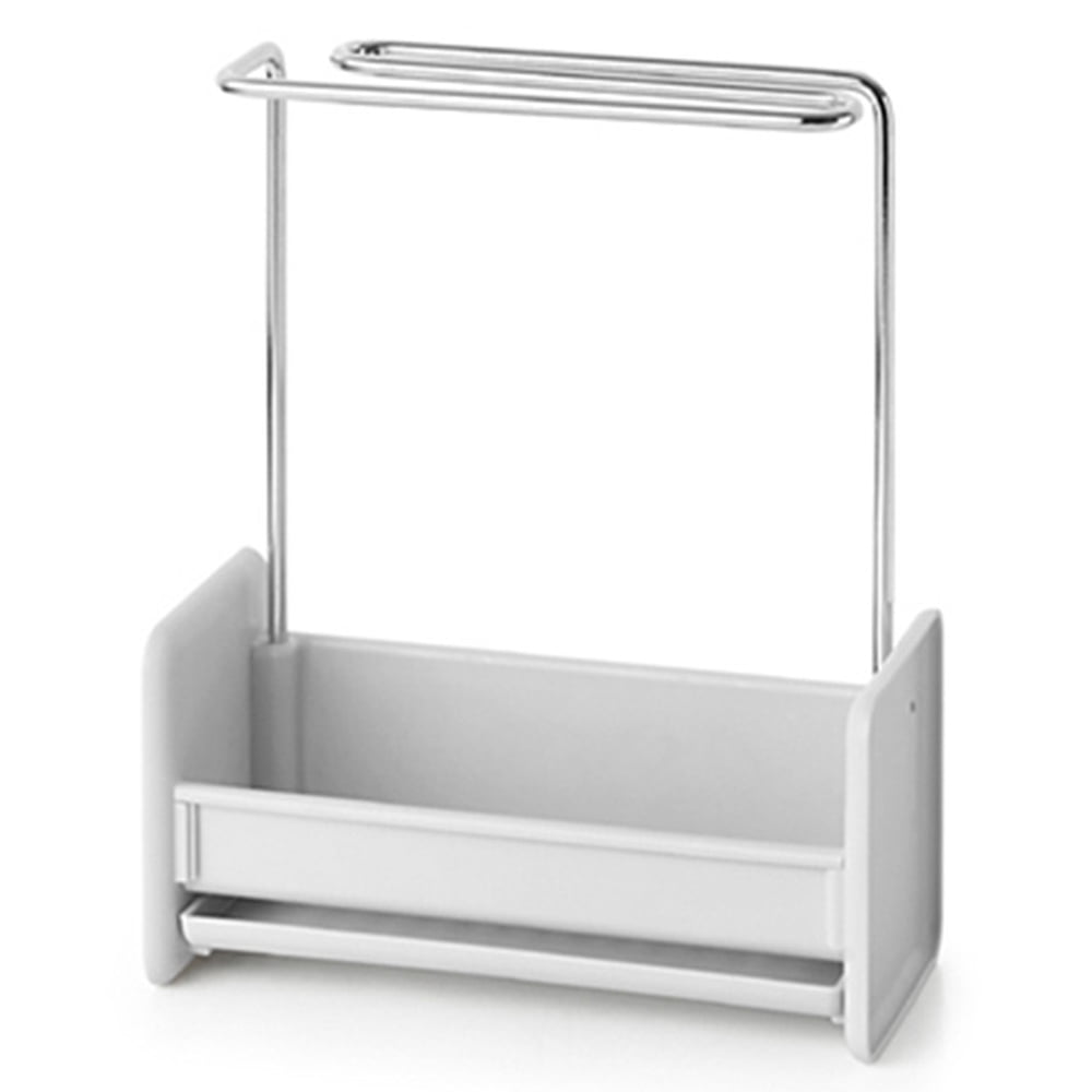 Brush Holder Sponge Suction Sink Draining Washing Towel Rack Holder W