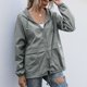 thumbnail image 4 of Cortavientos impermeable para mujer, chaqueta cortavientos ligera, cortavientos con capucha para exteriores, 4 of 5