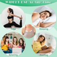thumbnail image 4 of Pack d'Huile de Ricin pour Sein, 2 Pcs Enveloppe d'Huile de Ricin Biologique Réutilisable, Coussinets d'Allaitement pour Relaxation et Promotion du Sommeil (Huile Non Incluse) -Kaki, 4 of 8