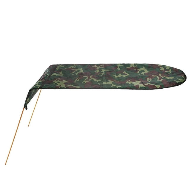 VONKY Pare-Soleil en Polyester pour Bateau Portable Universel Réutilisable Auvent de Canot Activité Extérieure Pêche avec Sac de Rangement Couleur Camouflage