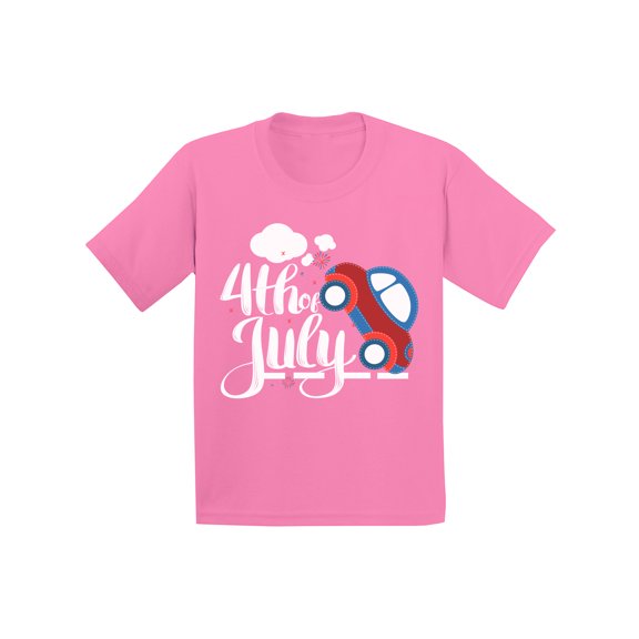 Awkward Styles American Pride Shirt Fourth of July Shirt Funny Car Tshirt for Kids 4th of July Clothes Kids Patriotic Collection Lovely Car T Shirt Shirts for Boys Shirts for Girls Cute Youth T Shirt