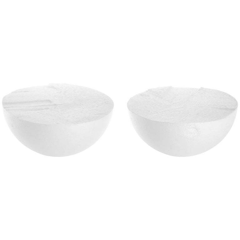 GCP Products 6Pcs 6 Inch White Foam Balls, Polystyrene Styrofoam Craft Balls  For Art Craft Household