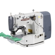 Consew CM-1900HS-XL Fully Automatic Direct-Drive Computer-Controlled Bartacking Machine, Extra-Large 50mm x 60mm Sewing Area, Includes KD Table & Stand