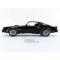 thumbnail image 3 of 1977 Pontiac Firebird T/A Trans Am Starlite Black with Golden Eagle Hood Bird 1/18 Diecast Model Car by Greenlight, 3 of 7