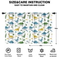 thumbnail image 2 of Blackout Kids Curtains,Dinosaur Pattern with Names Childrens Insulated Curtains Set Of 2,Bedroom Essentials,Toddler Room Decor 42"x54", 2 of 5