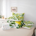 thumbnail image 6 of Erosebridal Yellow Lemon 7 Pieces Bedding Comforter Set,Tropical Fruit Full Bedding Set For Girls Teens,Reversible, 6 of 7