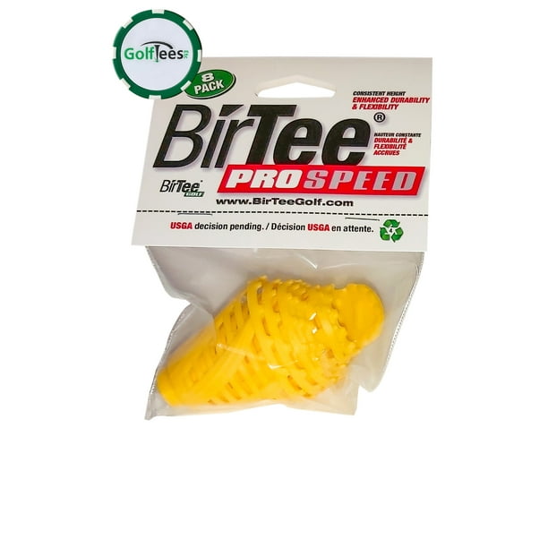 BirTee Golf Tees PRO Speed Version with Enhanced Durability 8 Pack