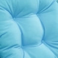 thumbnail image 3 of Shiloh Glider with Ottoman, White / Blue Swirl, 3 of 5