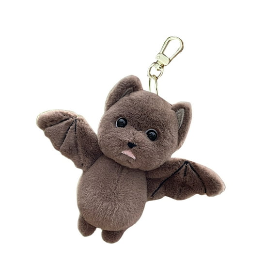 TwhqxjCN Bat Plush Toy Keychain Soft Stuffed Animal Bag Charm Backpack Pendant Accessory Handmade Halloween Room Decoration
