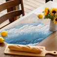 thumbnail image 5 of Placemat Summer Beach Placemats for Dining Table Ocean Waves Blue Washable Table Mats for Party Kitchen Dining Decoration, 5 of 7