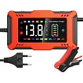 thumbnail image 1 of Intelligent Battery Charger, 6A 12V Lithium Iron Phosphate, Lead Acid Maintainer and Automatic Battery Repair Portable Function with LED Display, for Car Motorcycle Truck, AGM, 1 of 5