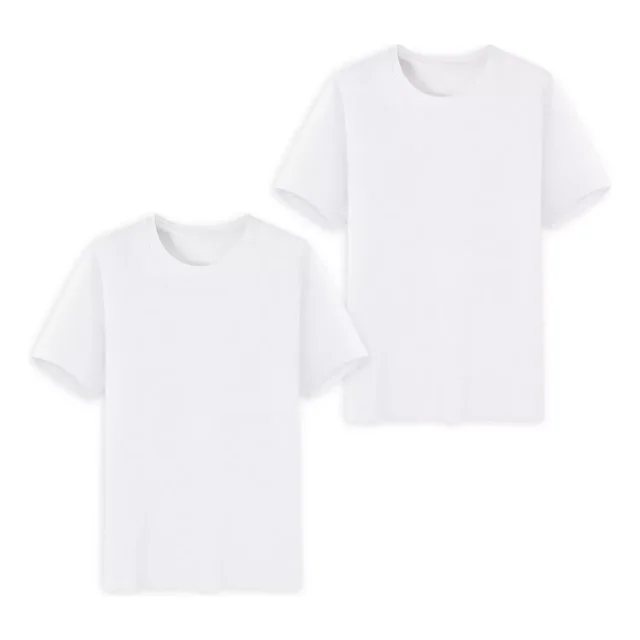 Paquete 2 Playera Manga Corta Para Hombre Slim Fit Moda
