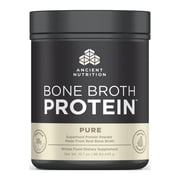 Ancient Nutrition, Bone Broth Protein, Pure, 20 Servings