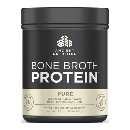 Ancient Nutrition, Bone Broth Protein, Pure, 20 Servings