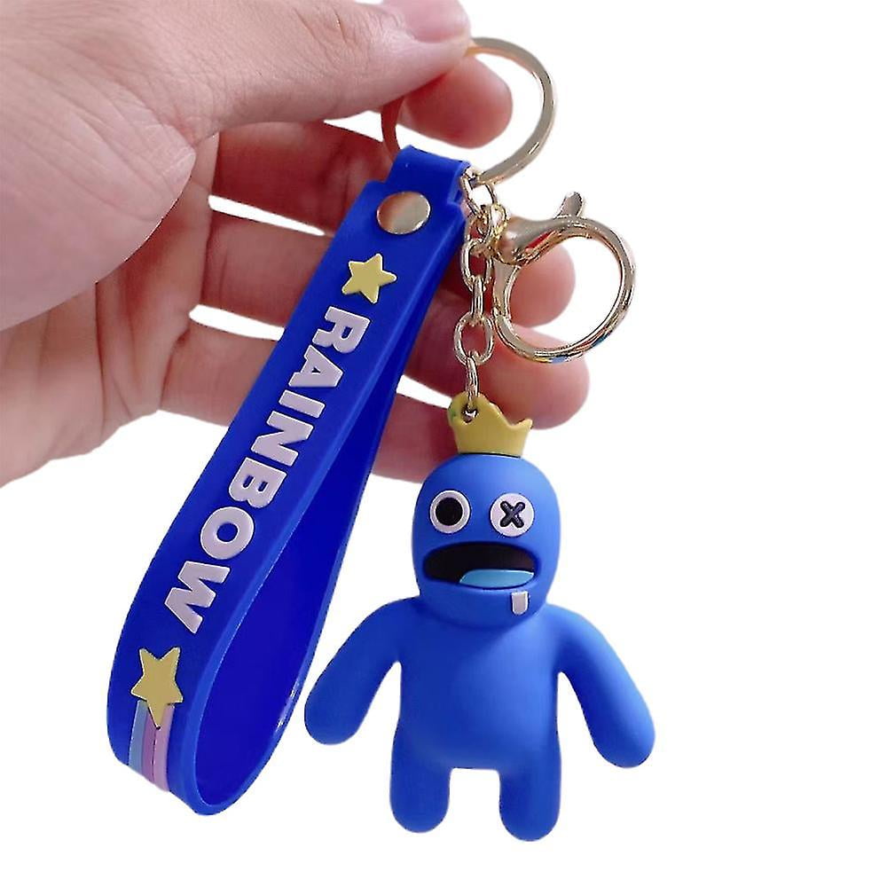 Roblox Rainbow Friends Keychain Keyring Bag Pendant Hanging Decor Game Fans Kids Birthday Xmas Gift