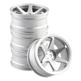 thumbnail image 2 of 4 Pieces RC Car Metal Wheel Hub Rim 5.2cm 1:10 Scale RC Touring Argent, 2 of 8