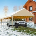 thumbnail image 3 of Quictent 13' x 20' x 10.49' Khaki Heavy Duty Carport, 3 of 10