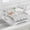 White, variant on odorsTT White 304 Stainless Steel Dish Drying Rack with Drain Board, Automatic Draining and Drying Rack for Kitchen Countertops, Large Capacity Dish Drainer, Suitable for Bowls, Cups and Dishes