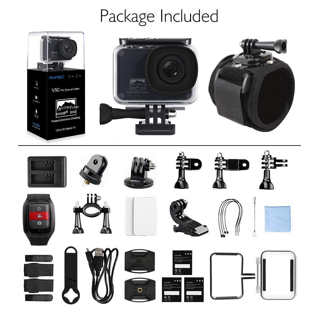 Akaso V50 Pro Access Fund Special Edition Action Camera Touch Screen 4k60 Waterproof Camera Features Eis And Wi Fi Remote Control Sports Camera With 3 Batteries Wrist Strap And Accessory Kit Walmart Com Akaso V50 Pro Access Fund Special Edition Action Camera Touch Screen 4k60 Waterproof Camera Features Eis And Wi Fi Remote Control Sports Camera With 3 Batteries Wrist Strap And Accessory Kit Walmart Com