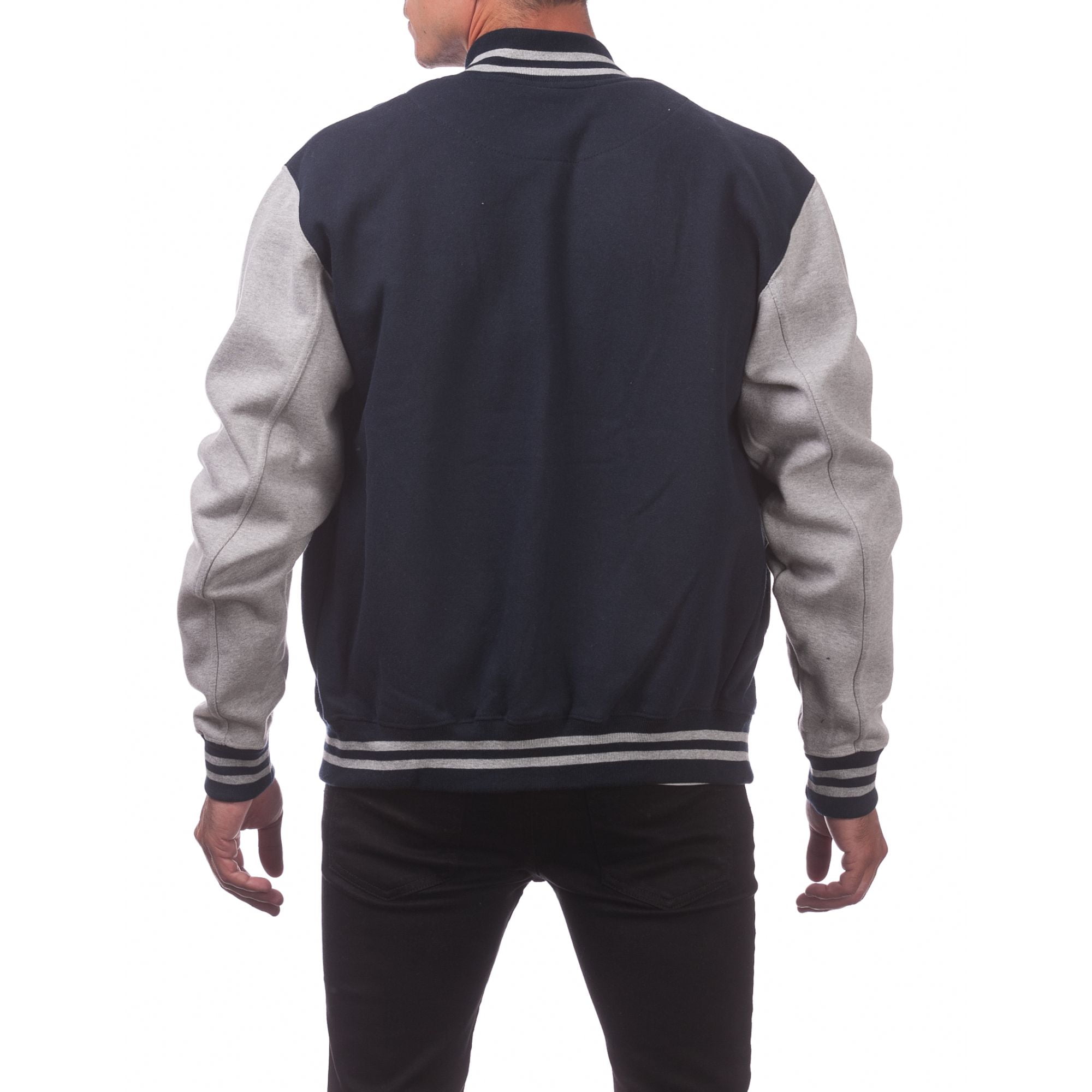 Pro Club Men s Varsity Fleece Baseball Jacket Walmart