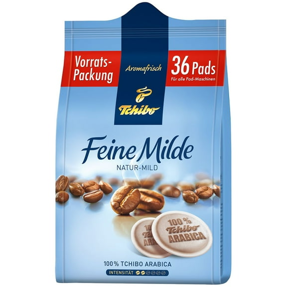 Tchibo Feine Milde pads for SENSEO Coffee machines -Pack of 36 pads-