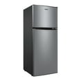 thumbnail image 3 of Galanz 4.6 cu ft Stainless Steel Mini Fridge with Freezer—compact, energy-efficient refrigerator ideal for dorms, offices, and small spaces., 3 of 11