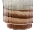 thumbnail image 5 of A&B Home Gray and Brown Two Tone Cylindrical Glass Vase 8.1" x 8.1" x 8.7", 5 of 5