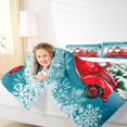 thumbnail image 4 of jejeloiu Cute Gnome Queen Comforter Set,Christmas Theme Bedding Sets,Red Car Snowflake Pine Tree Bedding Comforter Set For Teens,Microfiber Bedroom Decor Reversible,3-Piece, 4 of 8