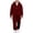 Red, variant on Boys 2-Piece Zip Up Hoodie and Jogger Pants Set Warm Fleece Tracksuit with Pockets for School Outdoor Daily Wear