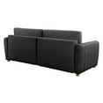 thumbnail image 5 of Serta Grant Scandinavian Convertible Sofa with Queen Size Sleeper, Charcoal Boucle Fabric, 5 of 7