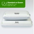 thumbnail image 6 of GhostBed Gel Memory Foam Pillows Patented Ventilated Cooling – Queen Size – 2 Pack, 6 of 6