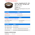 thumbnail image 2 of Air Filter - Compatible with 1979 - 1981, 1985 - 1986, 1988 - 1995 GMC C1500 1980 1989 1990 1991 1992 1993 1994, 2 of 2