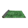 thumbnail image 2 of Ahgly Company Indoor Square Persian Emerald Green Traditional Area Rugs, 5' Square, 2 of 4
