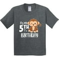 thumbnail image 3 of Inktastic Monkey Its My 5th Birthday Youth T-Shirt, 3 of 5