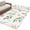 Green, variant on Pink Green Botanical Area Rugs 3'x5', Washable Small Throw Rugs for Living Room Bedroom, Spring Watercolor Floral Leaf Plant Indoor Outdoor Rug Non-Slip Low Pile Carpet Runner Reversible Floor Mats