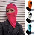 thumbnail image 2 of Gorra de ciclismo con un solo orificio estampada Gorro de punto cálido con un solo orificio para protección contra el frío, 2 of 6