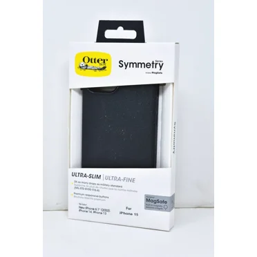 OtterBox Symmetry Series Case with MagSafe for iPhone 15/14/13 Black