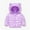 Purple, variant on Tdoqot Toddler Girls Boys Quilted Jackets with Hood Fall Winter Clothes Cute Zip up Long Sleeve Coats Purple Size 4T