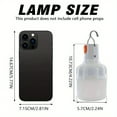 thumbnail image 3 of MesaSe 1pc USB Rechargeable LED Flashlight Lantern  Portable Night Light With Hook  Perfect For Emergency  Camping  Adventure  And Fishing Trips, 3 of 7