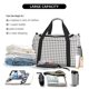 thumbnail image 5 of Fotbe Airplane Bolsa de Viaje con Estampado, Bolsa de Fin de Semana para Mujer con Compartimento para Zapatos, Bolsa de Gimnasio con Bolsillo Húmedo, 5 of 7