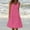 Hot Pink, variant on Summer Saving 2024 Sundresses for Women 2024 Sleeveless Cute Petite Mini Dress Tiered Summer Flowy Boho Sundress Beach Wear For Womens Gifts