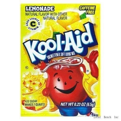 Kool -Aid Caffeine Free Powdered Drink Mix, Lemonade (Pack Of 48)