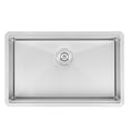 thumbnail image 3 of Ancona 30" Handmade Undermount Single Bowl Workstation Kitchen Sink with Accessories in Satin Stainless Steel, 3 of 6